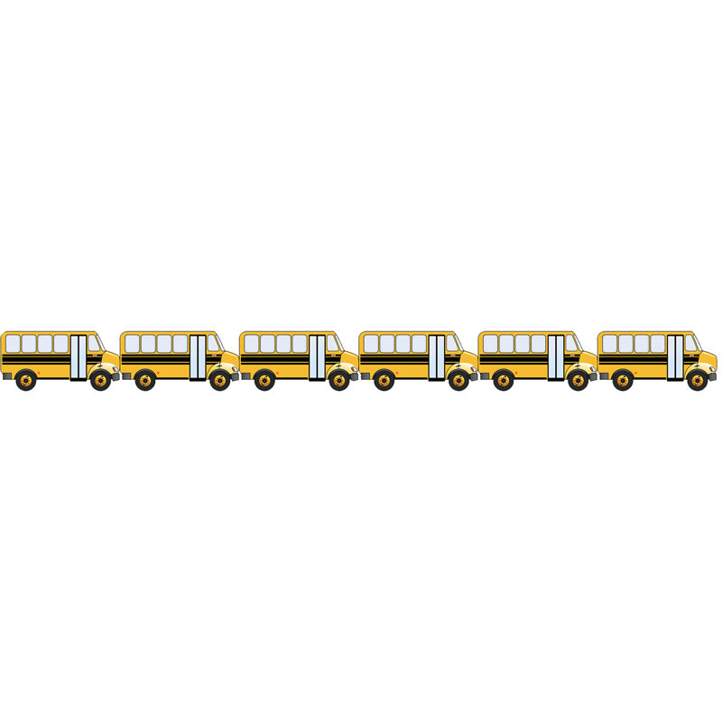 SCHOOL BUS DIE CUT BORDER