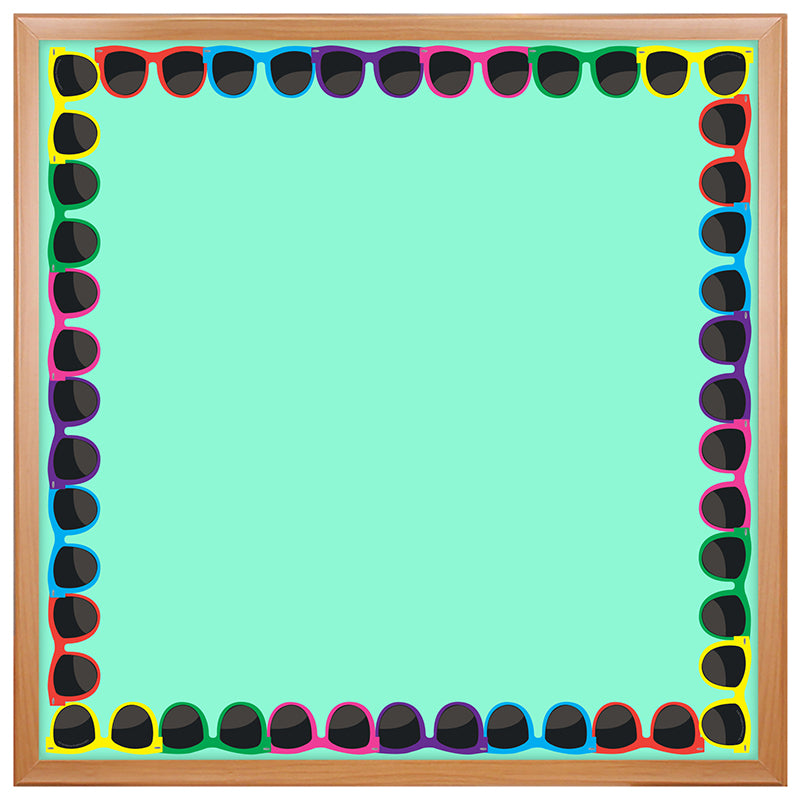 SUNGLASSES DIE CUT BORDER