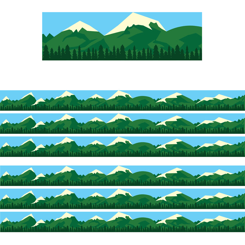 (6 PK) MOUNTAINS BORDER