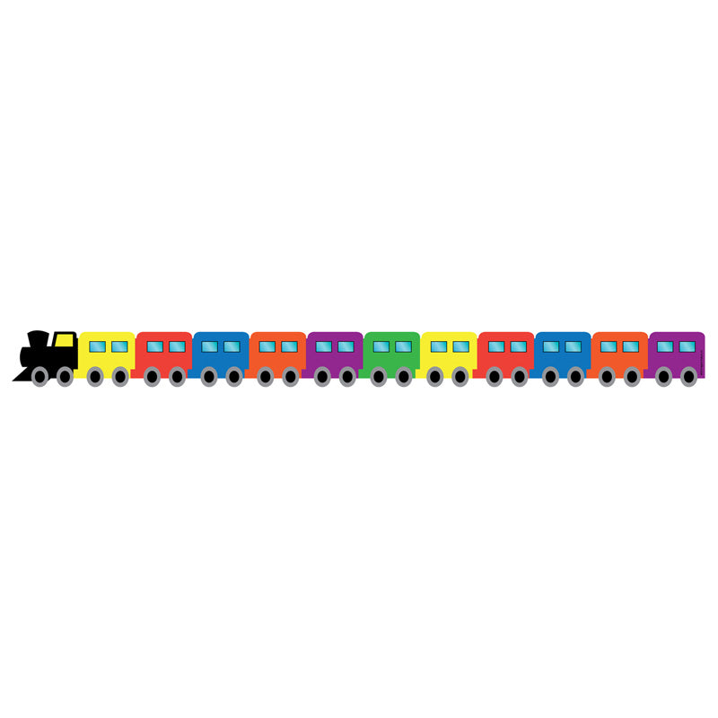 TRAIN DIE-CUT BORDER