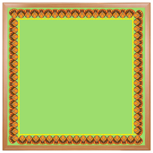 TURKEYS DIE CUT BORDER