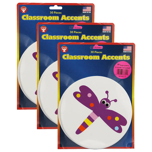 (3 PK) BUGS ACCENTS 6IN 30PK