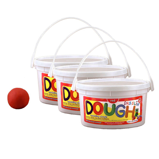 (3 EA) SCENTED DAZZLIN DOUGH RED