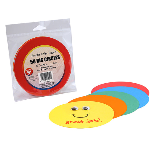PAPER CIRCLES 5IN PACK OF 50