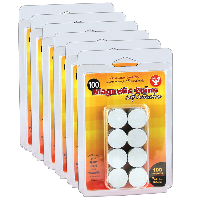 (6 EA) MAGNETIC COINS