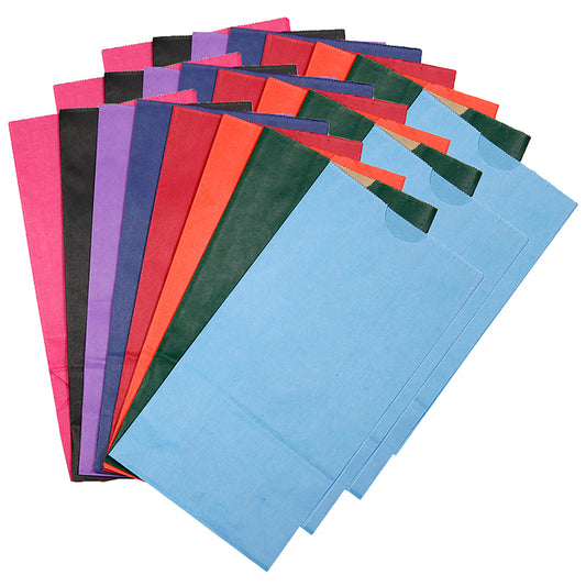 (3 PK) BAGS SZ 6 GUSSETED ASSORTED