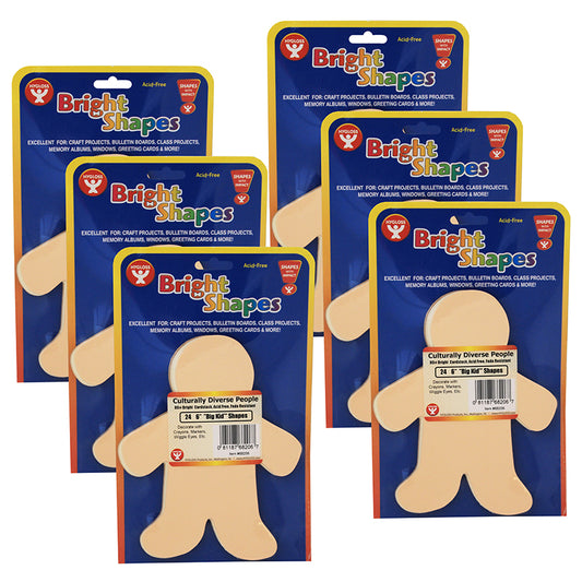 (6 PK) MULTICULTURAL FAMILY CUT