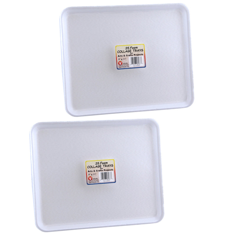 (2 PK) COLLAGE TRAYS 25 PER PK 9X11