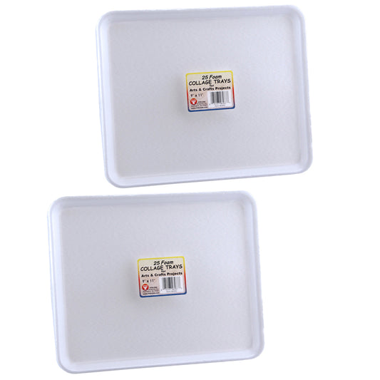 (2 PK) COLLAGE TRAYS 25 PER PK 9X11