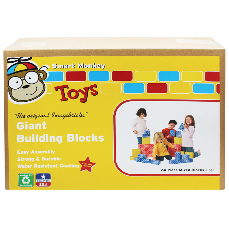 IMAGIBRICKS GIANT BUILDING 24PC SET
