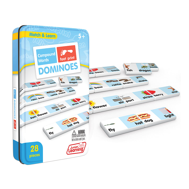 COMPOUND WORDS MATCH LEARN DOMINOES