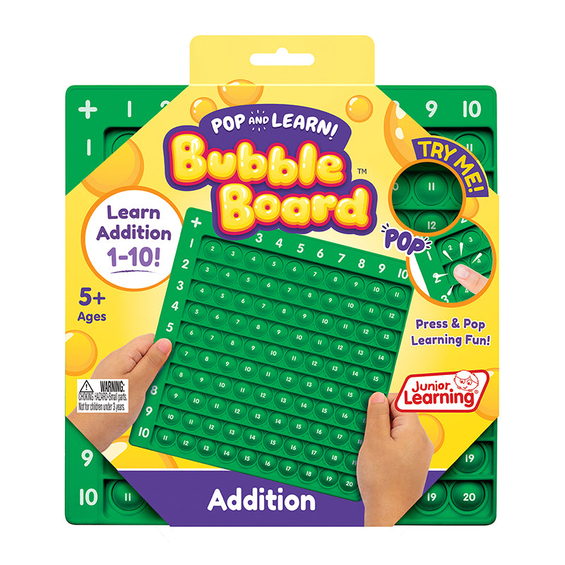 ADDITION POP AND LEARN BUBBLE BOARD