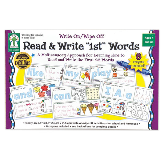 WRITE ON/WIPE OFF READ & WRITE 1ST