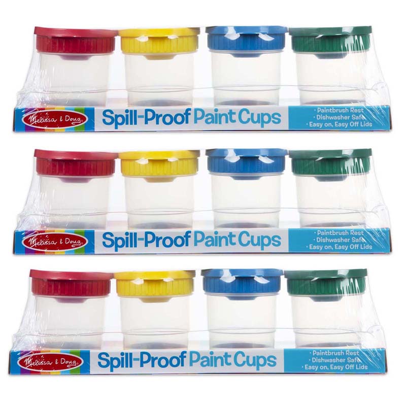 (3 PK) PAINT CUPS 4 PER SET