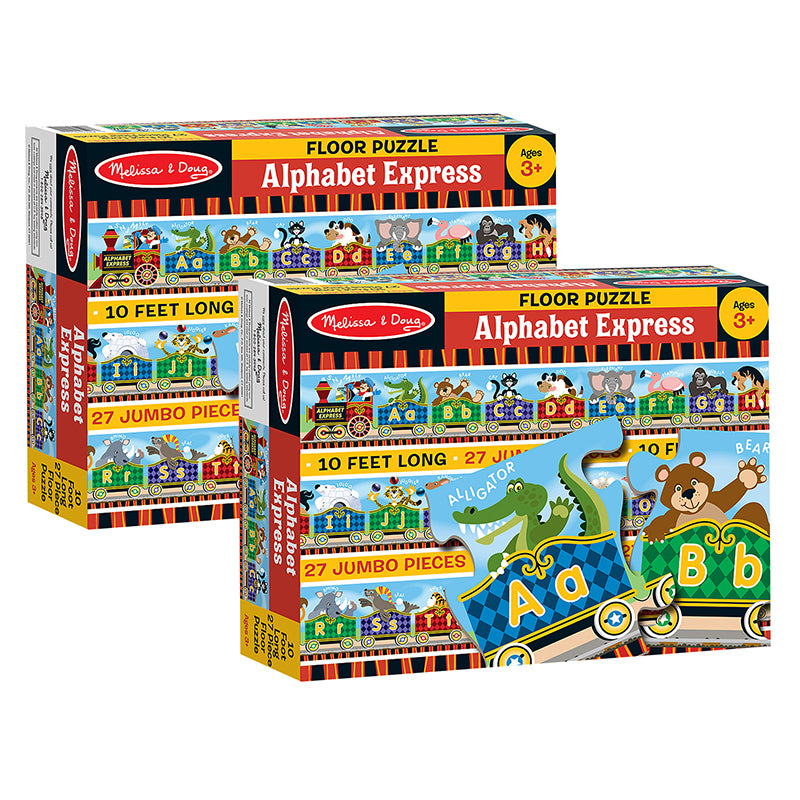 (2 EA) ALPHABET EXPRESS FLOOR PUZZL