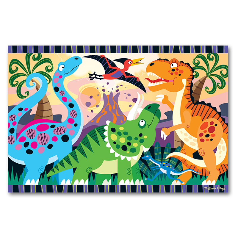 DINOSAUR DAWN FLOOR PUZZLE