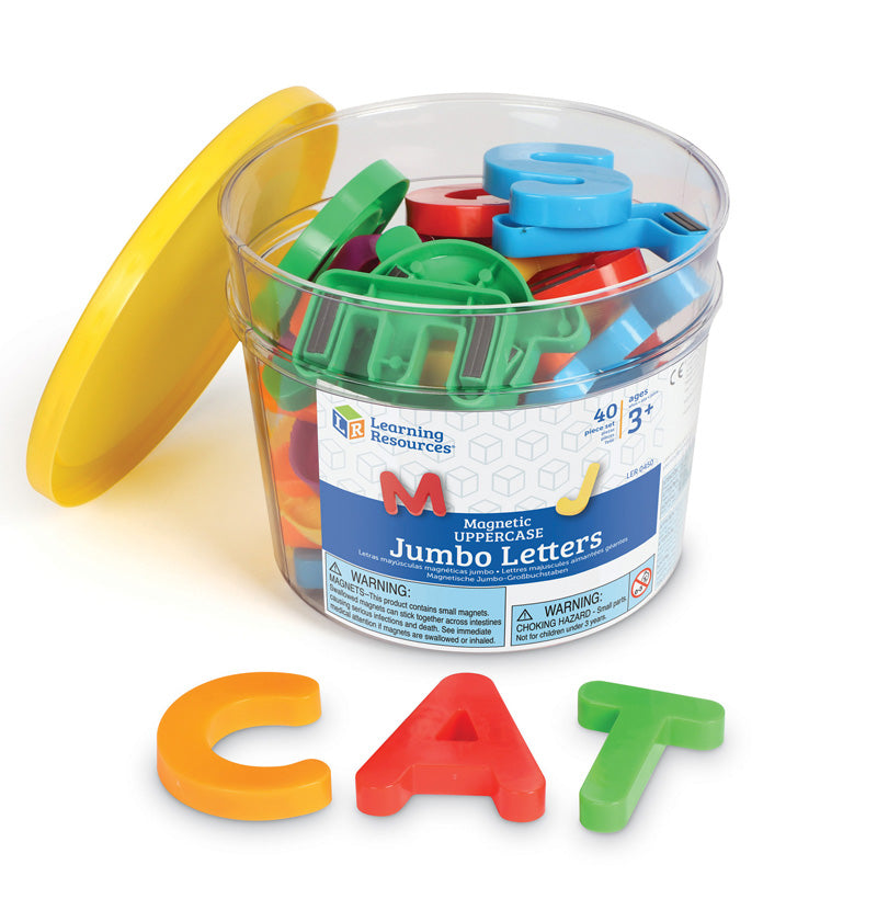 JUMBO MAGNETIC LETTERS 40/PK