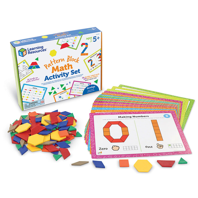 PATTERN BLOCK MATH ACTIVITY SET