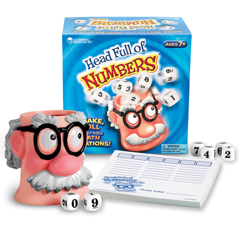 HEAD FULL OF NUMBERS MATH GAME
