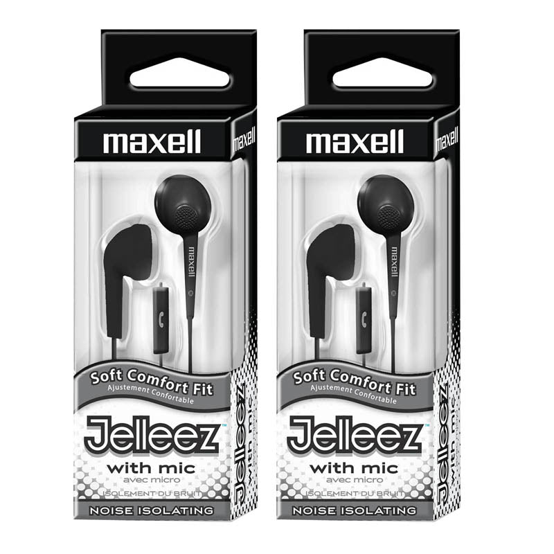 (2 EA) JELLEEZ SOFT EARBUDS W/ MIC