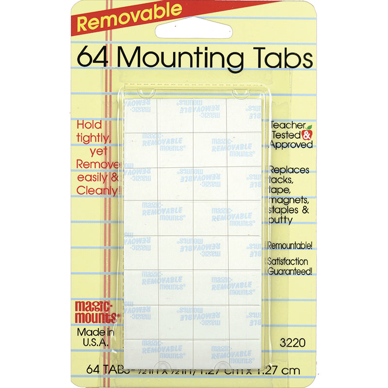 MAGIC MOUNTS MOUNTING TABS 1/2X1/2