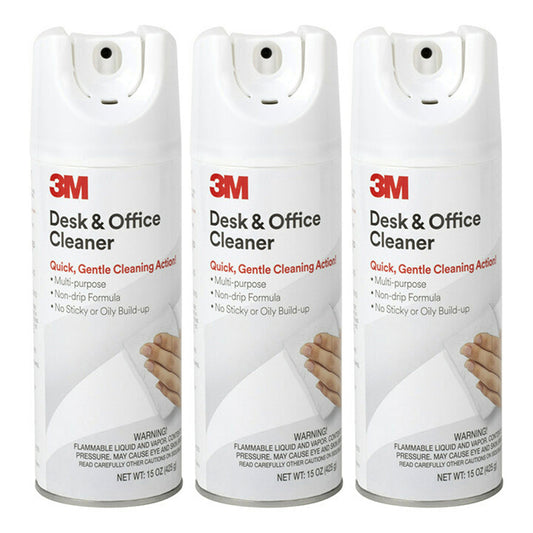 (3 EA) 3M DESK & OFFICE CLEANER