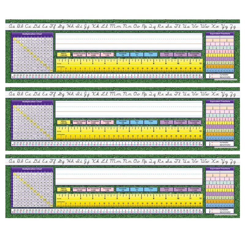 (3 PK) DESK PLATE INTERMEDIATE