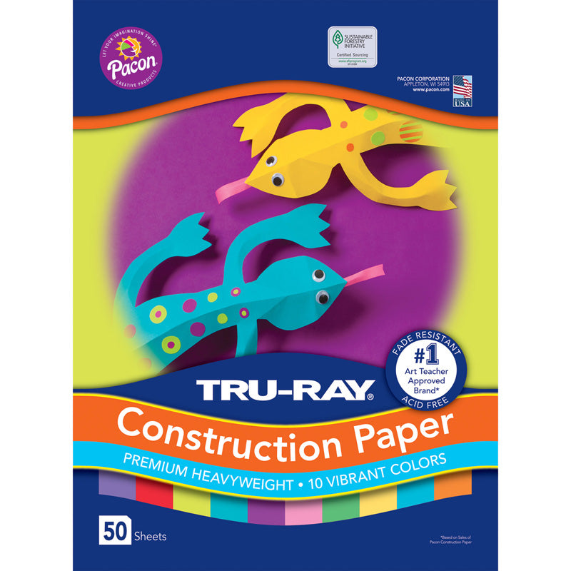 CONSTRUCTION PAPER 10 VIBRANT COLRS