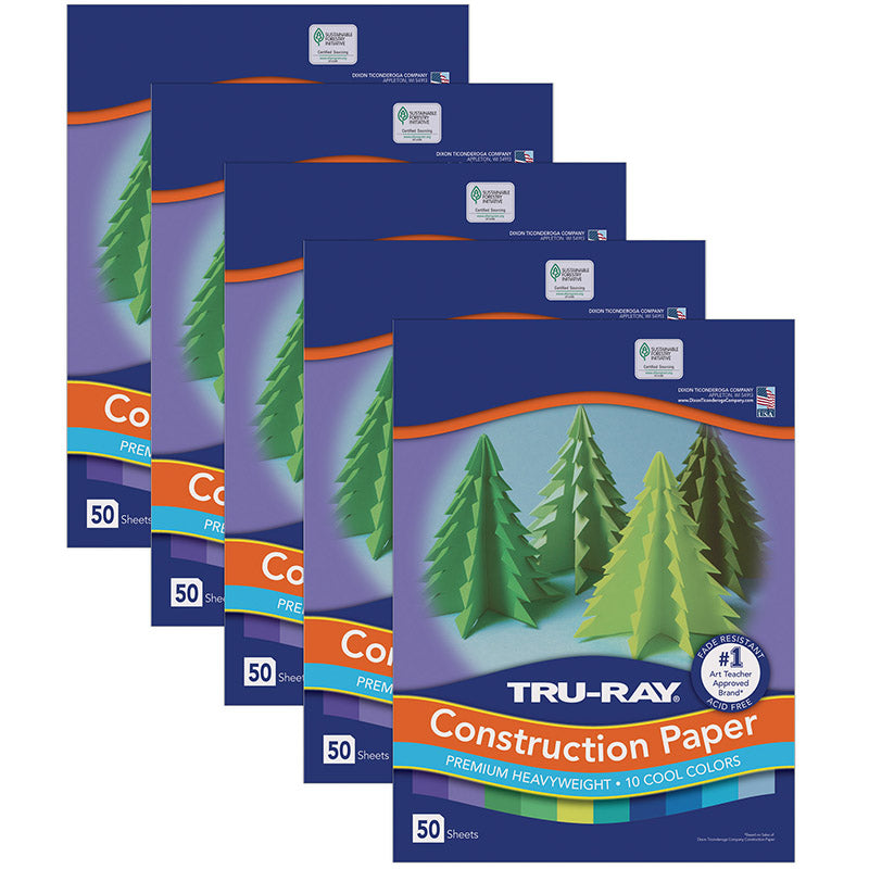 (5 PK) TRU RAY COOL ASSTS 12X18