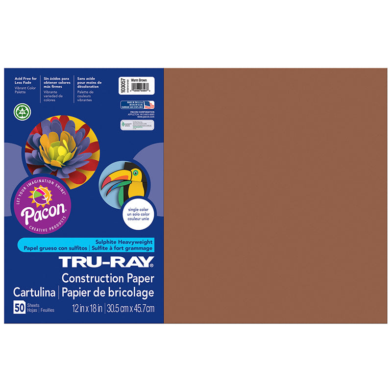 TRU RAY 12 X 18 BROWN 50 SHT