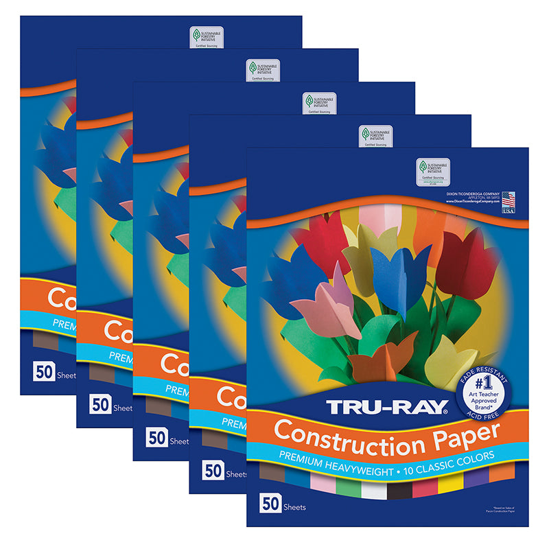 (5 PK) TRU RAY 12X18 ASST