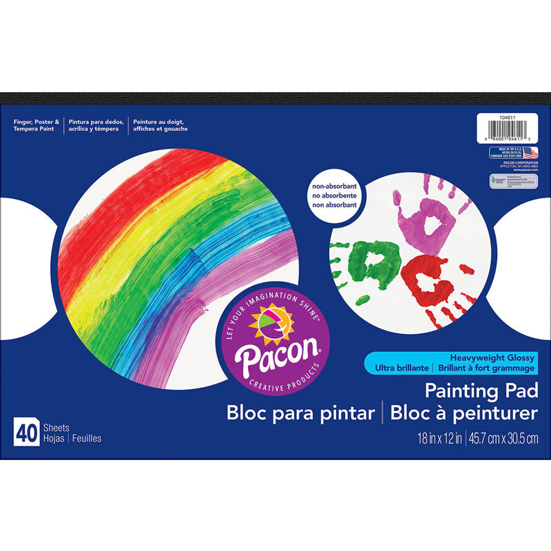 PAINTING PAPER PAD WHITE 18X12