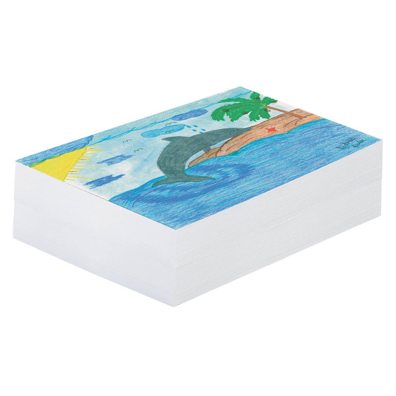 PLAIN WHITE NEWSPRINT 9X12IN 500SHT