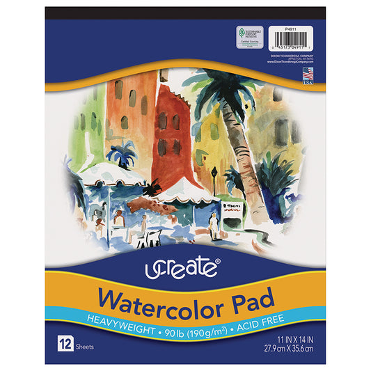 ART1ST WATERCOLOR PAD 11X14 12 SHT