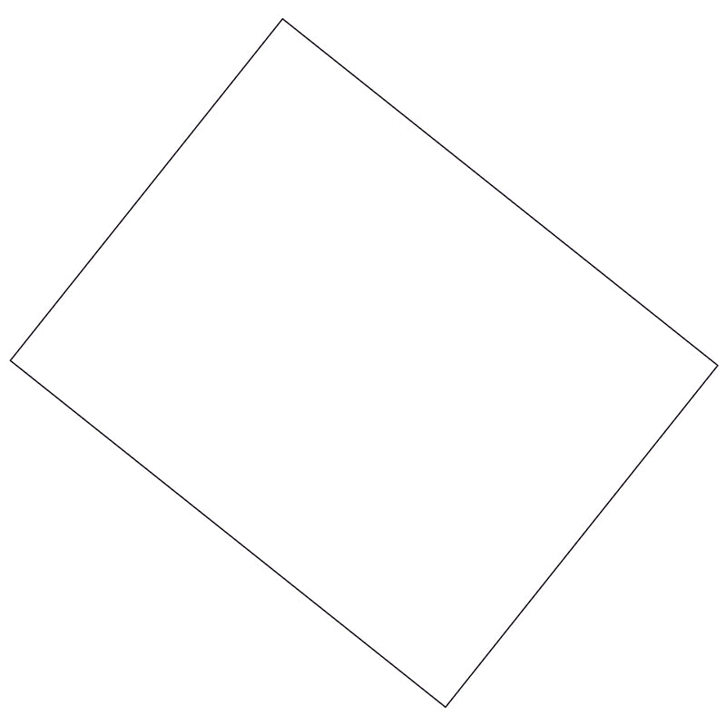 WHITE COATED POSTER BOARD 25 SHEETS