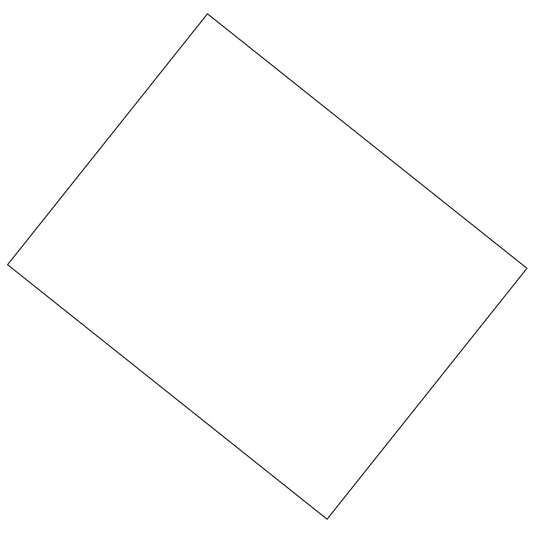 WHITE COATED POSTER BOARD 25 SHEETS