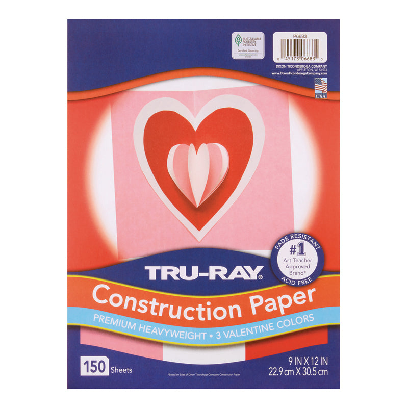 VALENTINE CONSTRUCTION PAPER ASST