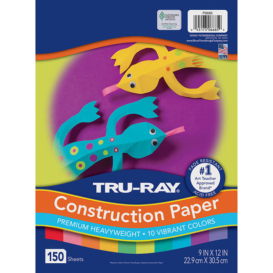 CONSTRUCT PAPER VIBRANT ASSORTMENT