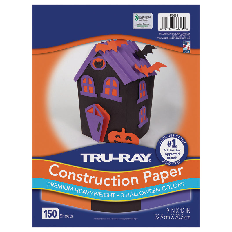 HALLOWEEN CONSTRUCTION PAPER ASST