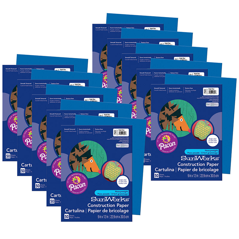 (10 PK) CONSTRUCTION PAPER BRIGHT