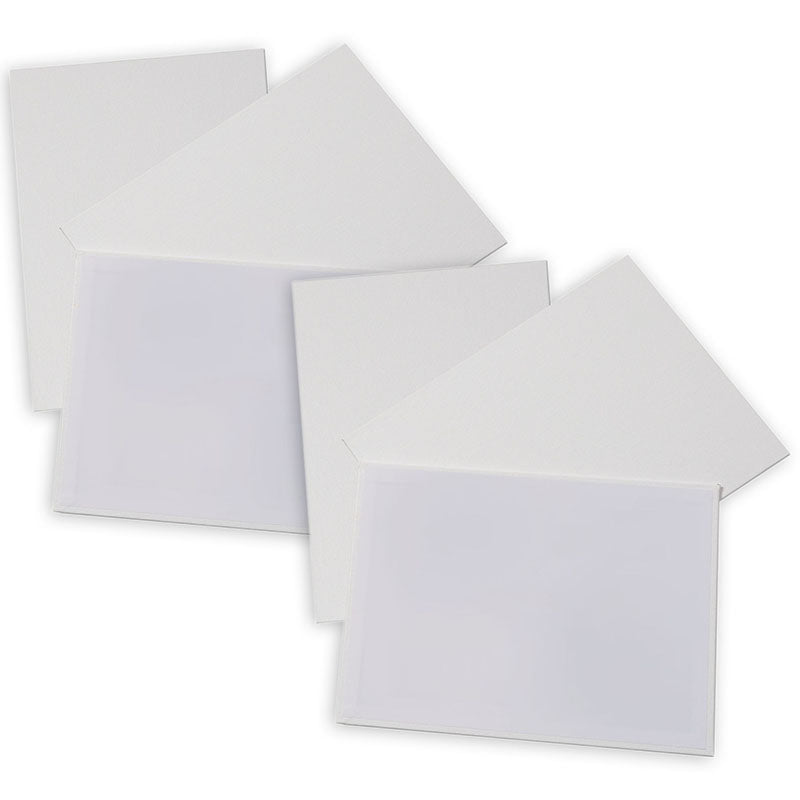(2 PK) CANVAS PANELS WHITE 9X12