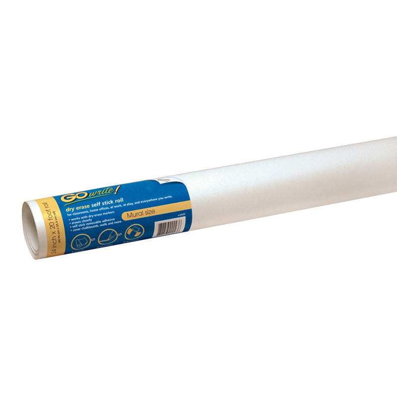 DRY ERASE ROLL WHITE 24IN X 20FT