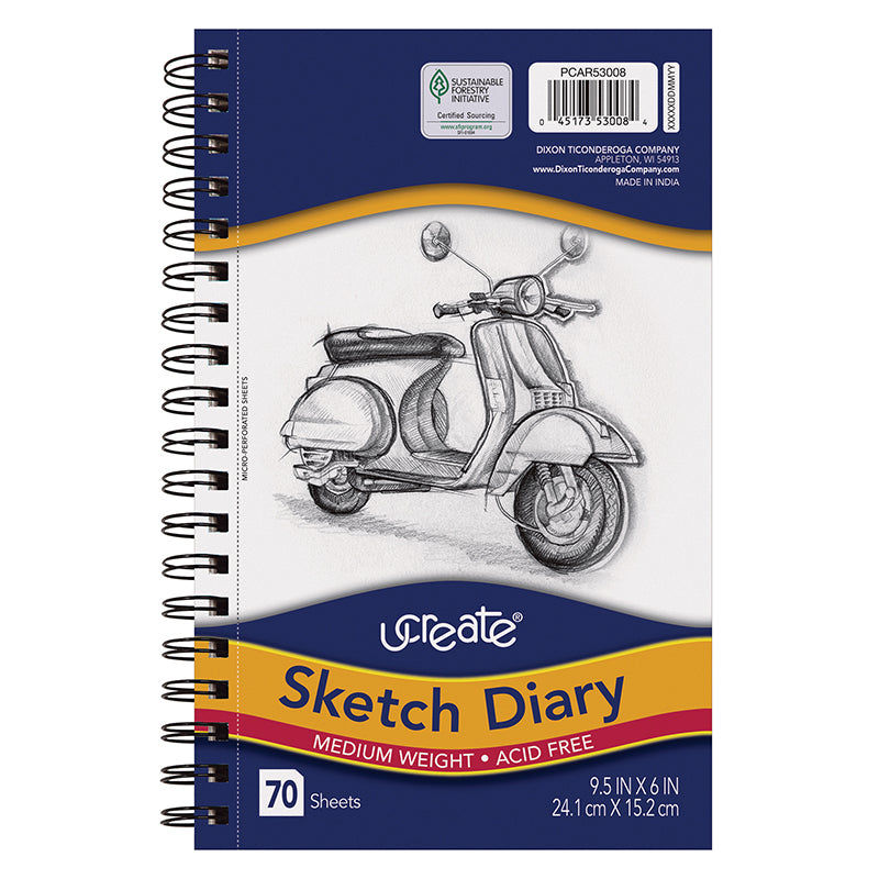 SKETCH DIARY MEDIUM WEIGHT 9.5X6