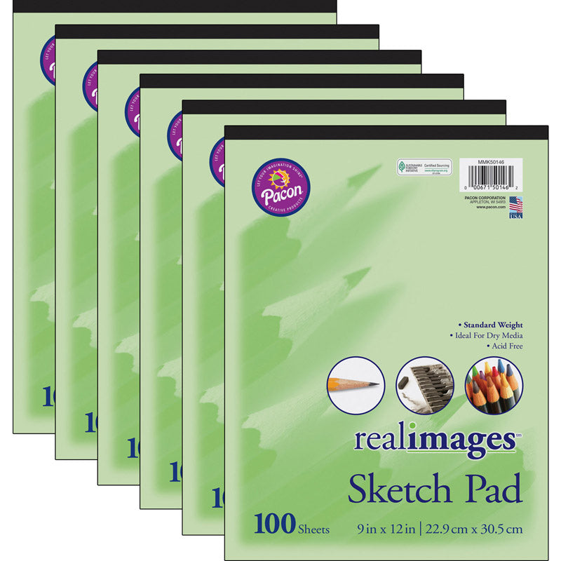 (6 EA) REAL IMAGES SKTCH PAD STAND
