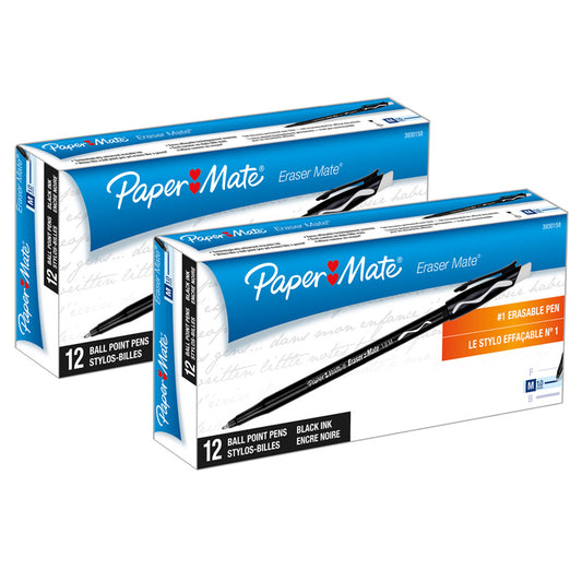 (2 DZ) PAPERMATE ERASERMATE PEN