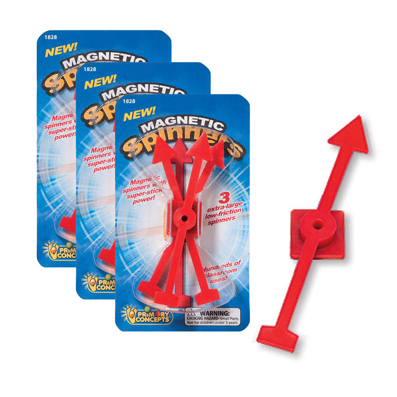 (3 ST) MAGNETIC SPINNERS SET OF 3