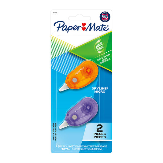 2CT PAPERMATE MICRO CORRECTION TAPE