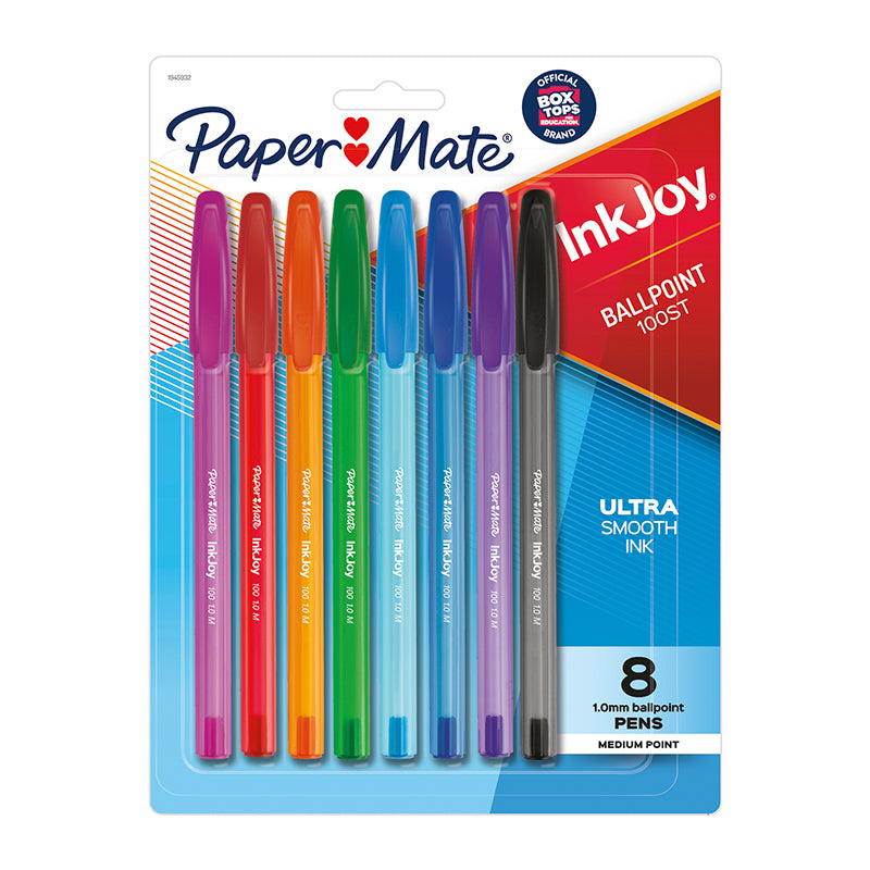 PAPER MATE INKJOY BALLPOINT 8CT PEN