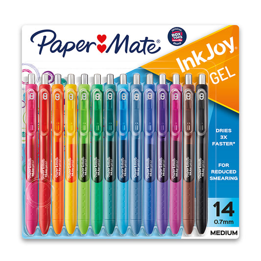 14 COLOR INKJOY MED GEL PEN SET