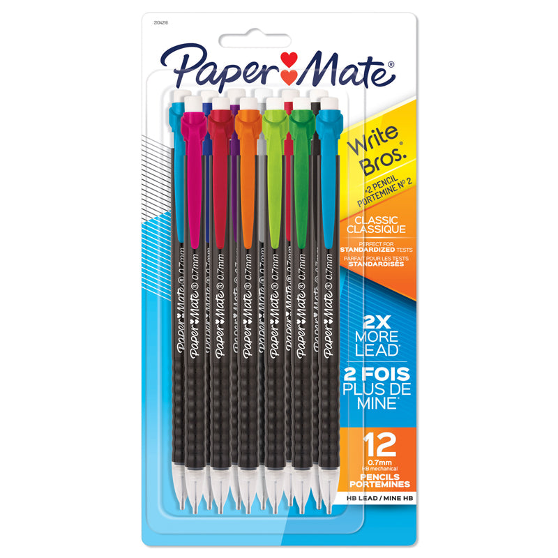 MECHANICAL PENCIL 0.7MM ASST 12CT